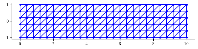 Triangular elements for solid mesh