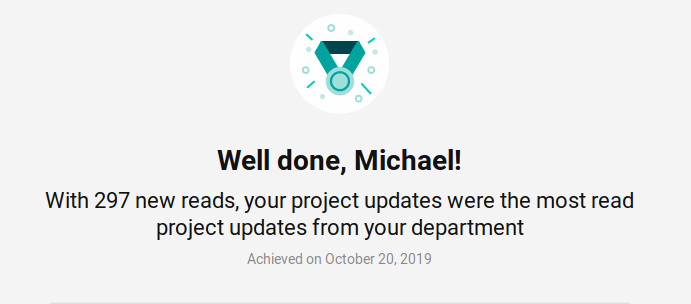 ResearchGate achievement