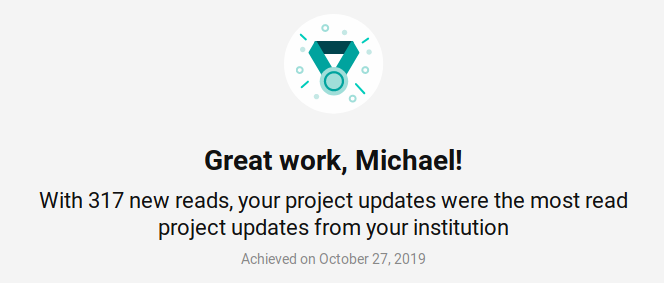 ResearchGate achievement